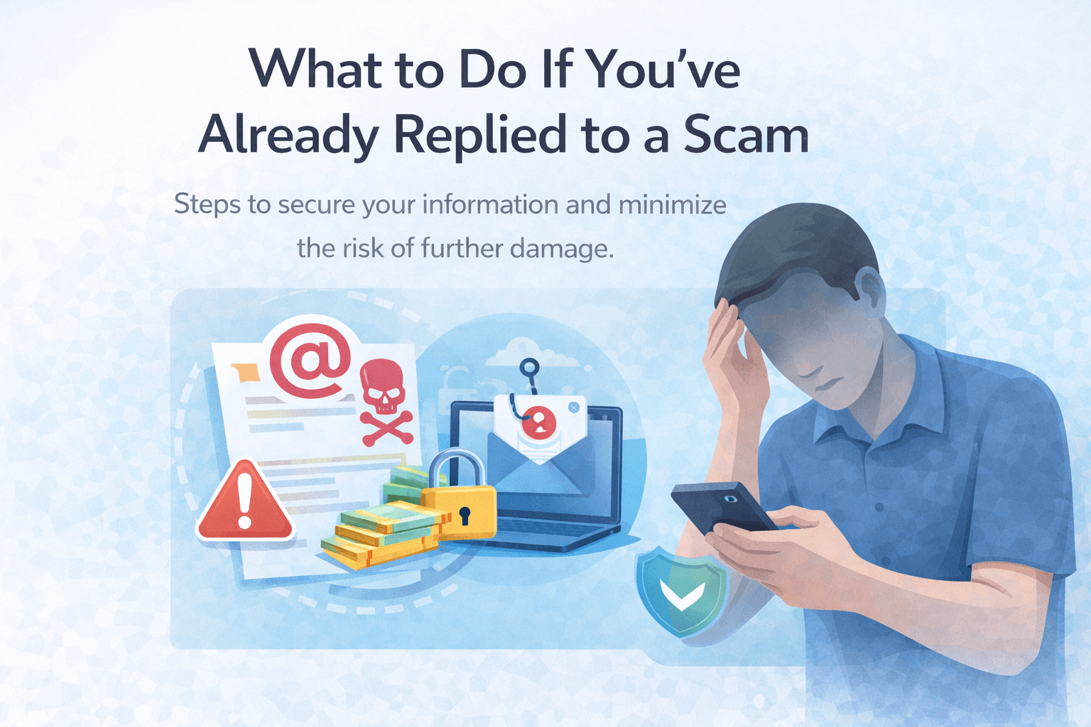 What to Do If You’ve Already Replied to a Scam